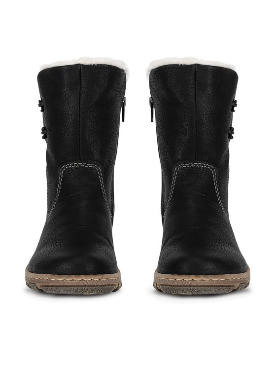 Rieker Rieker Botine Z0172-00 Negru