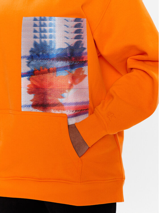 Calvin Klein Jeans Calvin Klein Jeans Felpa J20J221153 Arancione Oversize
