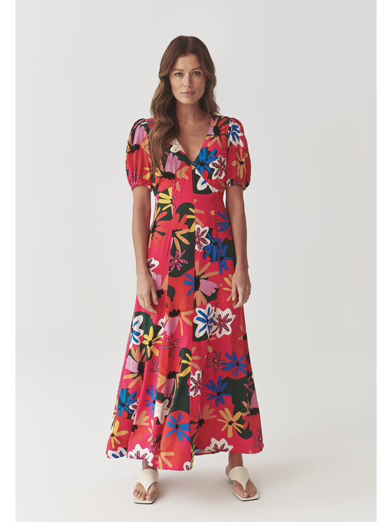 TATUUM TATUUM Sukienka codzienna LANAMIA Kolorowy Flare Fit