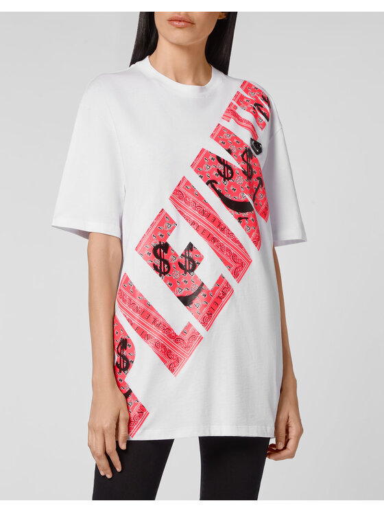 PHILIPP PLEIN PHILIPP PLEIN T-Shirt 30422 Biały Regular Fit