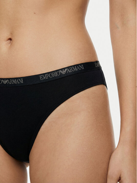 Emporio Armani Underwear Emporio Armani Underwear Σετ βραζιλιάνικα σλιπ EW000406 AF19024 MC005 Μαύρο