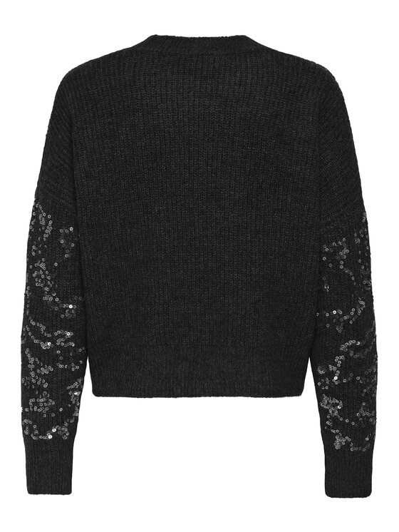 ONLY ONLY Sweater Alta 15353230 Fekete Regular Fit