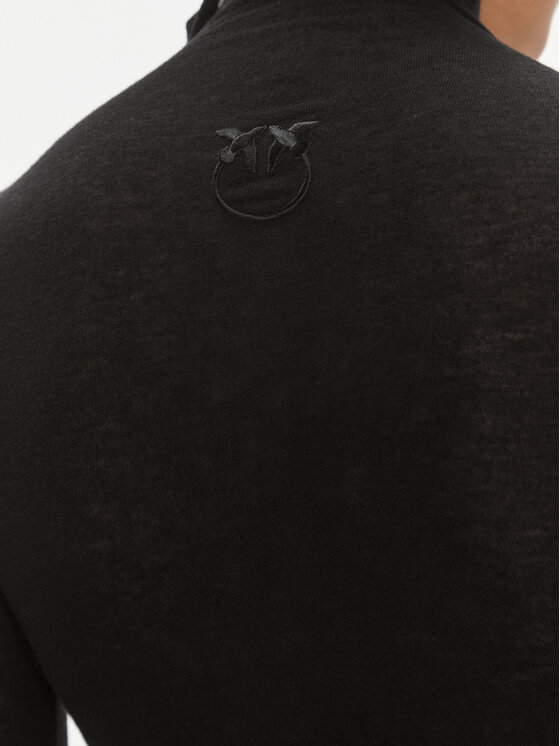 PINKO Pinko Μπλουζάκι Mononoke 102328 A17S Μαύρο Slim Fit