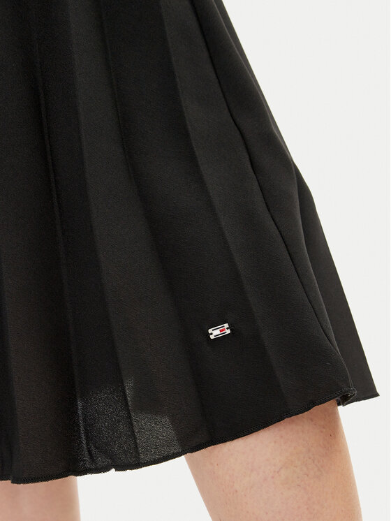 Tommy Hilfiger Tommy Hilfiger Igapäevane kleit WW0WW42020 Must Regular Fit