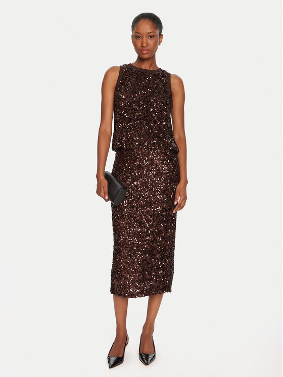 Marella Marella Gonna a matita Rennes 2523776011 Marrone Slim Fit