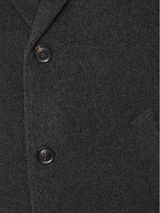 Tommy Hilfiger Tommy Hilfiger Palton de lână MW0MW36611 Gri Regular Fit