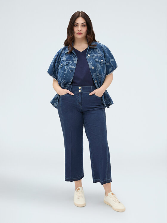 Fiorella Rubino Fiorella Rubino Jeans P490T005242N024 Blu Cropp Fit