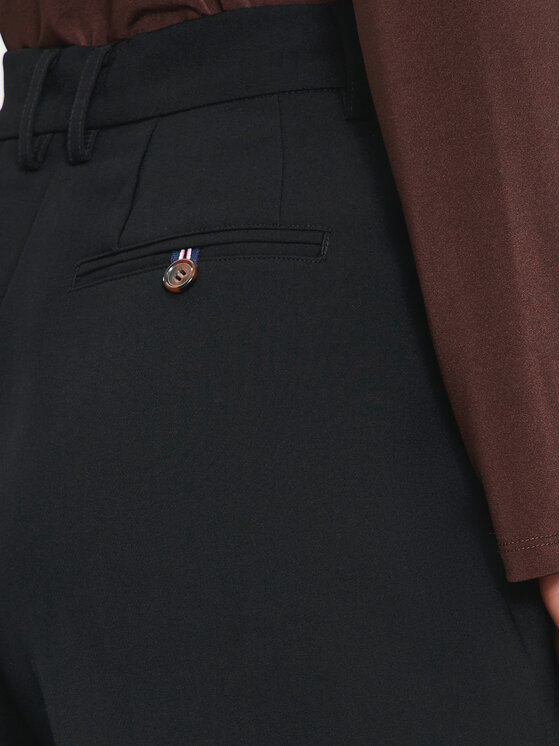 U.S. Polo Assn. U.S. Polo Assn. Medžiaginės kelnės WUP0776 Juoda Straight Leg