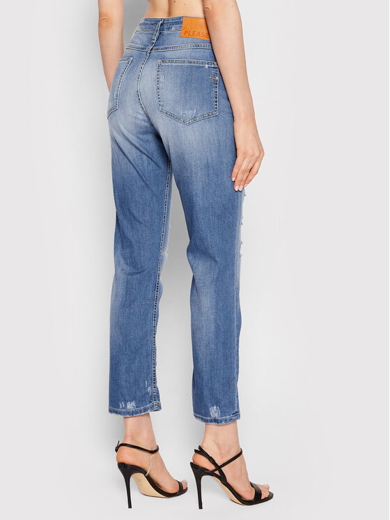 Please Please Farmer P0WGBQ2EGX Kék Regular Fit