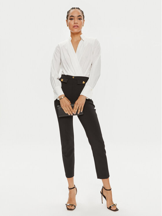 Elisabetta Franchi Elisabetta Franchi Body CB-007-46E2 Weiß Regular Fit