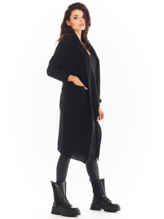 Awama Awama Kardigan A391 Černá Basic Fit