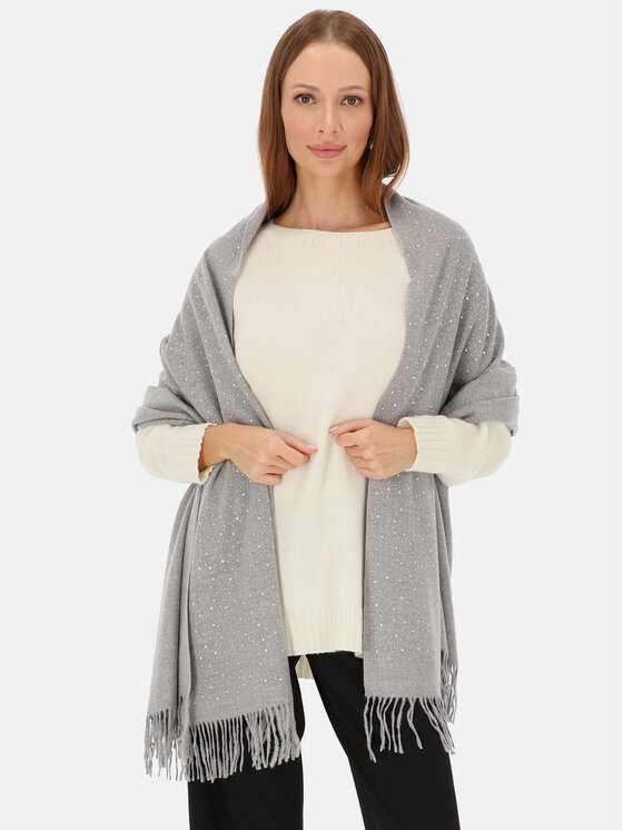 Potis & Verso Potis & Verso Szal CEKINY Szary