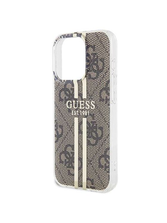 Guess Guess Etui na telefon Apple iPhone 15 Pro Max Brązowy