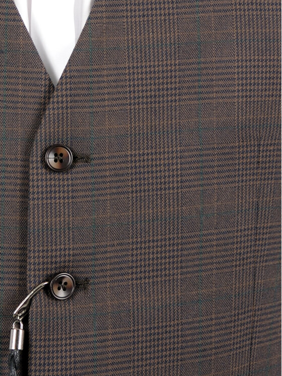 Evenemen Evenemen Kamizelka JOCKER Brązowy Slim Fit