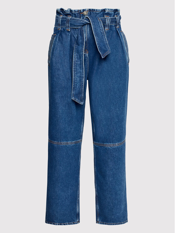 PINKO Pinko Džinsi Gracidio 1J111A A0A0 Zils Relaxed Fit