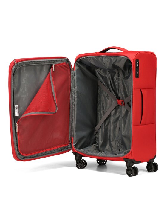 American Tourister American Tourister Walizka średnia 326428 Czerwony
