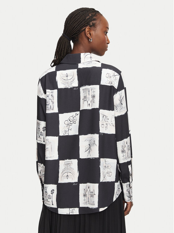 KARL LAGERFELD KARL LAGERFELD Särkpluus B3W11017 Värviline Regular Fit