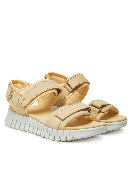 ECCO ECCO Sandały Gruuv Sol W 21310302710 Żółty