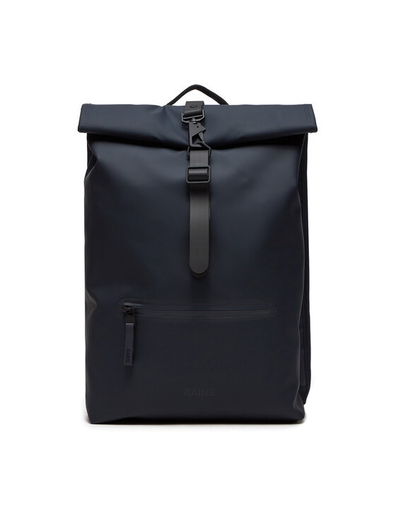 Rains Rains Batoh Rolltop Rucksack W3 13320 Tmavomodrá