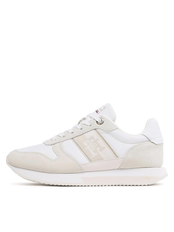 Tommy Hilfiger Tommy Hilfiger Sneakers Runner With Th Webbing FW0FW06948 Alb