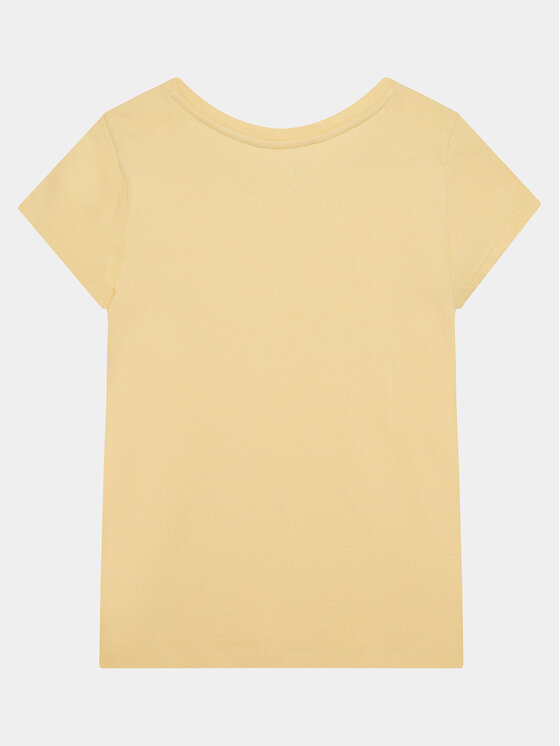 Gap Gap T-shirt 886003-02 Žuta Regular Fit