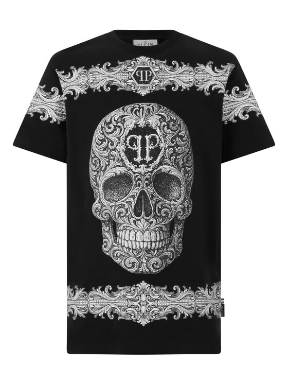 PHILIPP PLEIN PHILIPP PLEIN Tričko 31294 Čierna Regular Fit