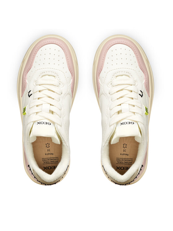 Geox Geox Sneakers J Lestrella Girl J56NLC 000BC C1Z8W D Bianco