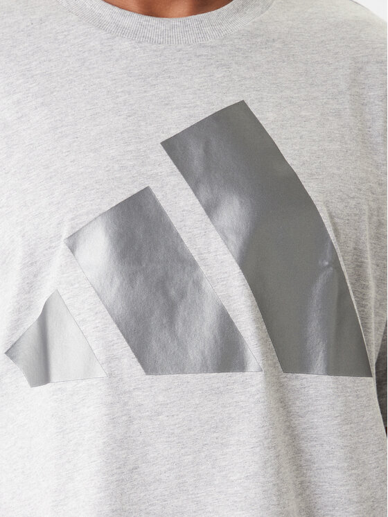 adidas adidas T-Shirt JM1707 Szary Loose Fit
