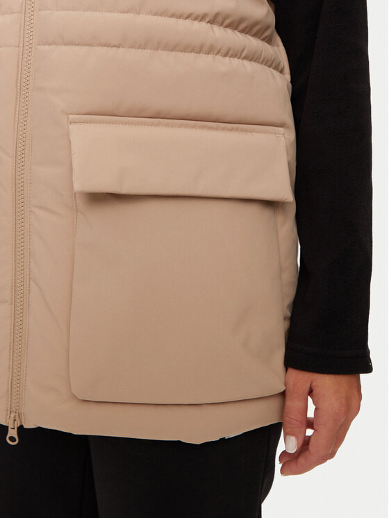 4F 4F Prsluk 4FWAW24TVJAF135 Bež Loose Fit