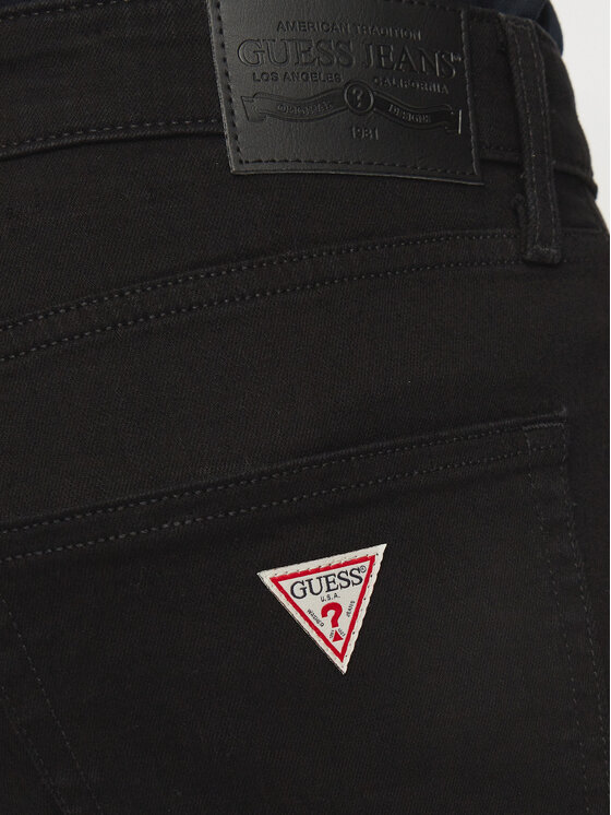 Guess Guess Jeansy M4BA1C D5DN1 Czarny Slim Fit