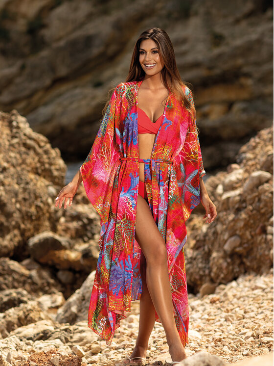 Feba Feba Accappatoio da spiaggia F219 Multicolore