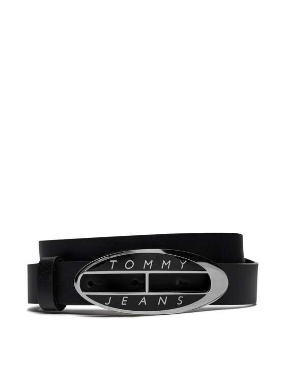 Tommy Jeans Ženski Remen Tjw Origin Belt AW0AW15840 Crna