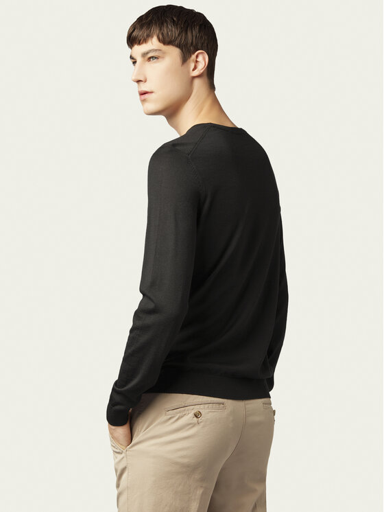 Maglione Leno-P 50378575 Nero Slim Fit