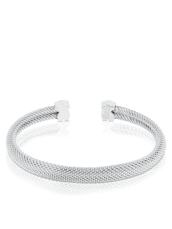 TOUS TOUS Zapestnica Mesh 1003962170 Srebrna