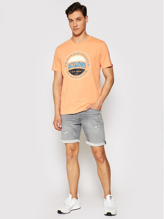 T-shirt Christensen 12185392 Arancione Regular Fit...