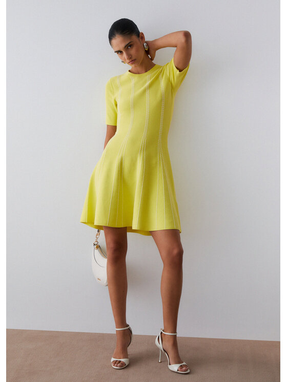 Liu Jo Liu Jo Abito da sera WA6145MA81RL9056 Giallo Regular Fit