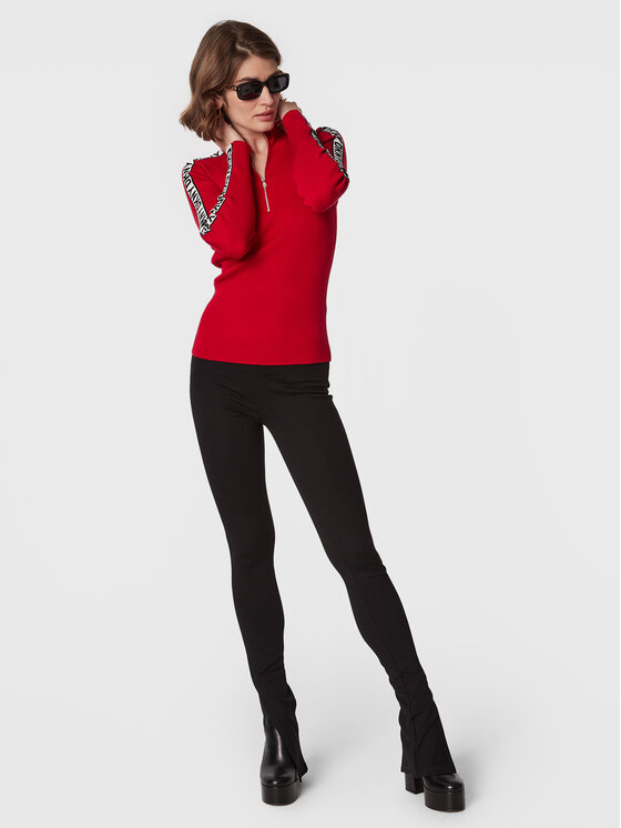 Maglione P2MSA0A0 Rosso Slim Fit