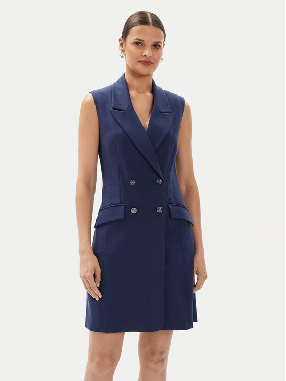 Guess Guess Coctailkleid W4YK25 KBJP2 Dunkelblau Regular Fit