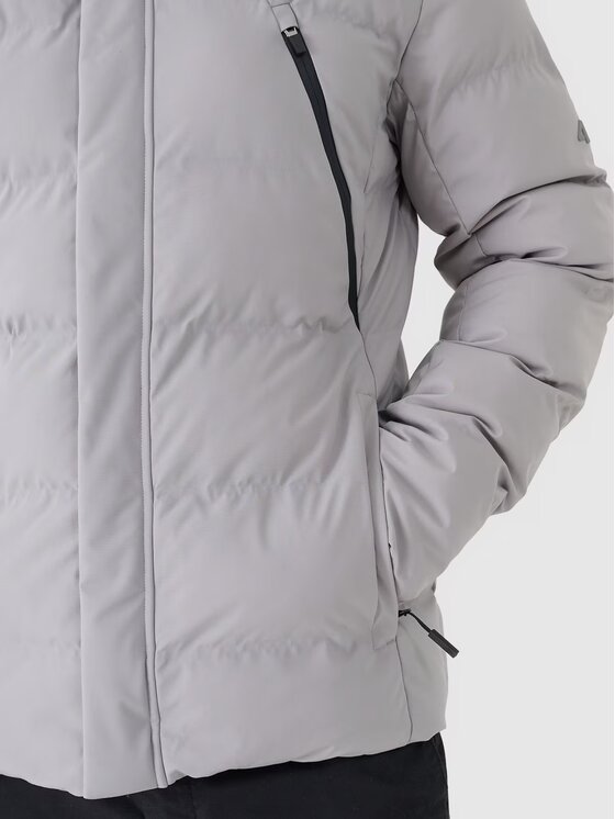 4F 4F Giubbotto piumino 4FWAW24TDJAM512-25S Grigio Regular Fit
