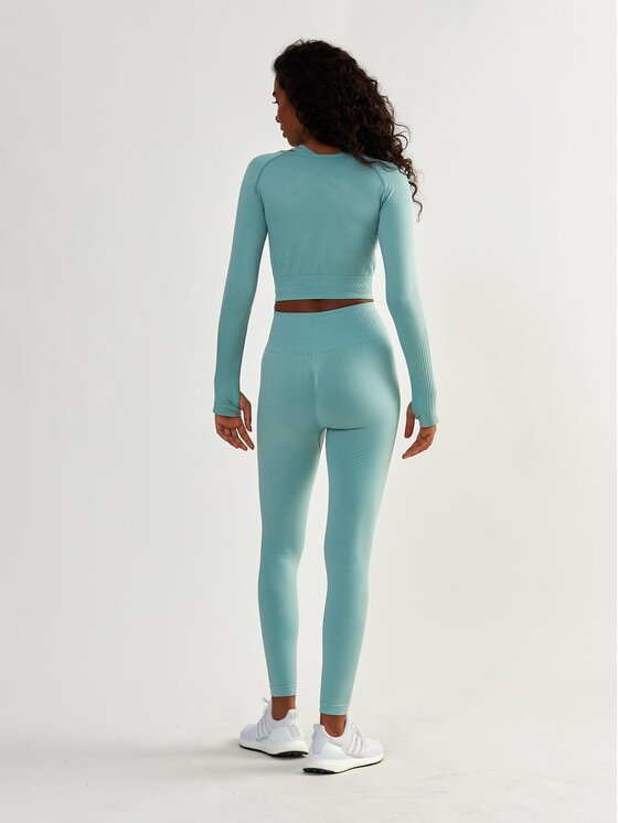 BeShaped BeShaped Legginsy Bezszwowe Femme Force Turkusowy Active Fit