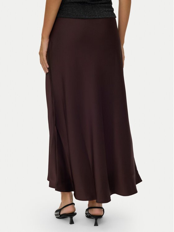 Vero Moda Vero Moda Φούστα midi Elena 10337459 Καφέ Regular Fit