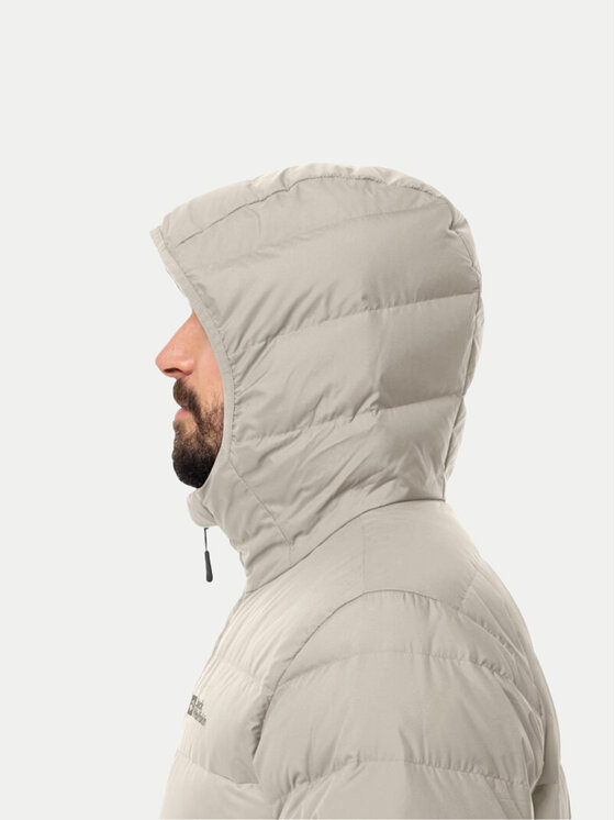 Jack Wolfskin Jack Wolfskin Vatovaná bunda Ather Down 1207671 Sivá Regular Fit