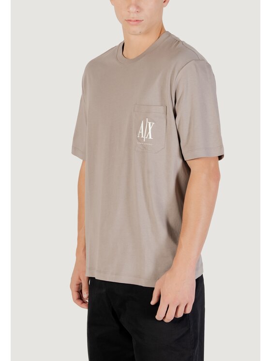 Armani Exchange Armani Exchange T-Shirt XM000366 AF12308 Brązowy Shirt Fit