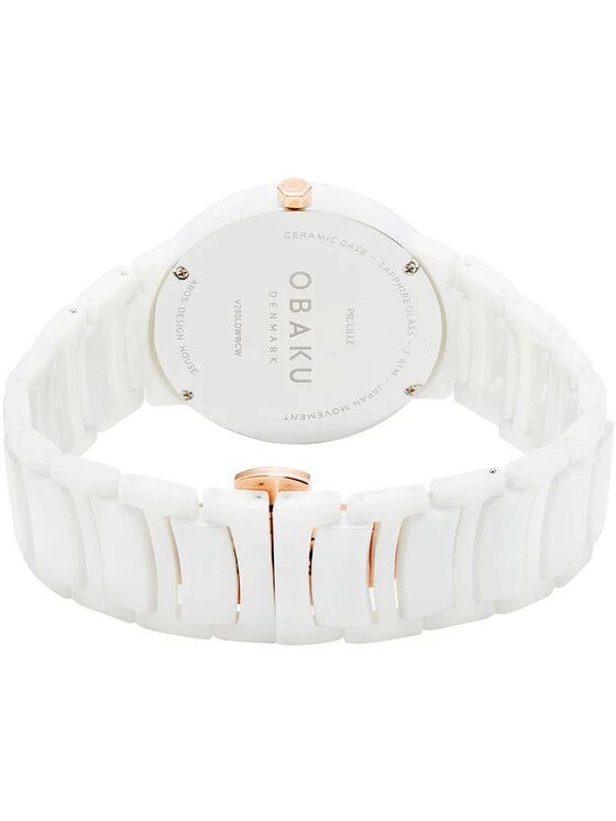 Obaku Obaku Zegarek V280LDWWCW Biały