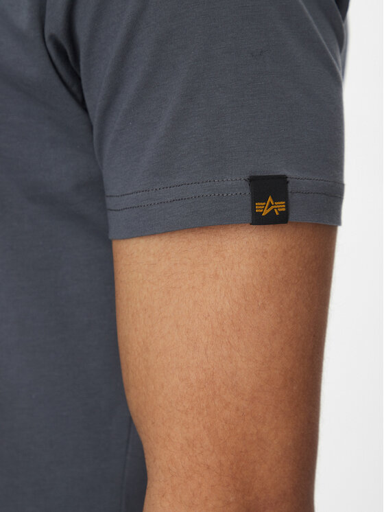 Alpha Industries Alpha Industries T-Shirt Basic 100501 Šedá Regular Fit
