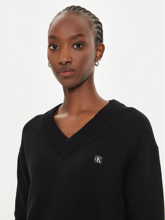 Calvin Klein Jeans Calvin Klein Jeans Πουλόβερ Embro Badge J20J224632 Μαύρο Regular Fit
