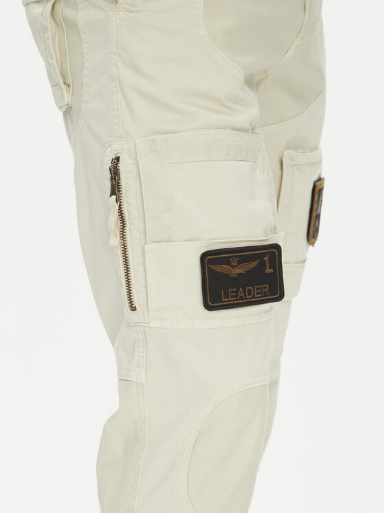 Aeronautica Militare Aeronautica Militare Riidest püksid 251PA1387CT1493 Beež Regular Fit