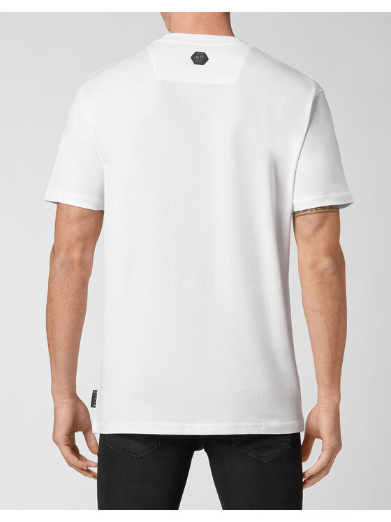 PHILIPP PLEIN PHILIPP PLEIN T-Shirt 3835 Biały Regular Fit