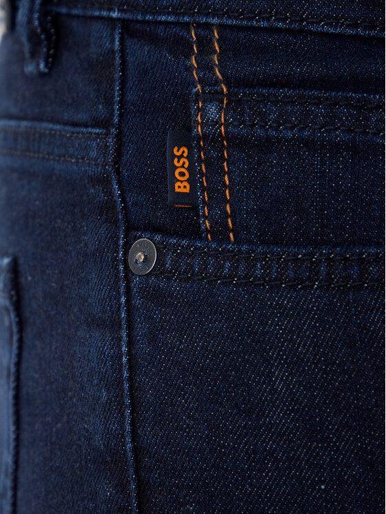 BOSS BOSS Jeansy Delaware 50471017 Tmavomodrá Slim Fit