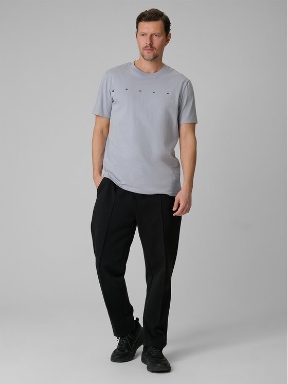 4F 4F T-Shirt CITY Szary jasny Regular Fit
